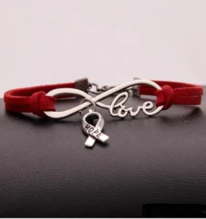 Infinity Love Bow-Knot Hope Charm Bracelet