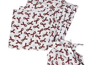 Burgundy Awareness Ribbon Bandanna