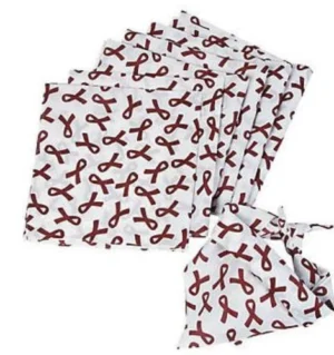 Burgundy Awareness Ribbon Bandanna