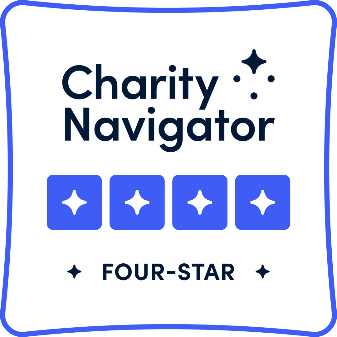 Charity Navigator Four Star Rating Badge  for APSFA